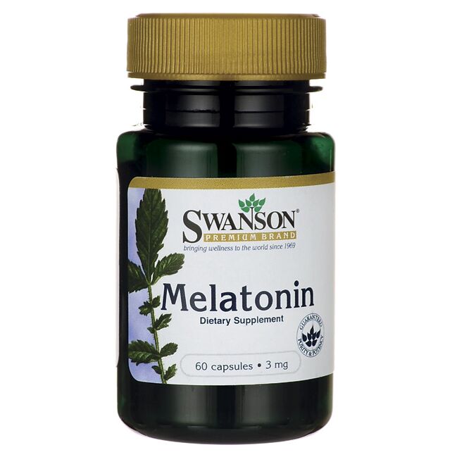 Swanson – Melatonin, 3mg – 60 caps – Obrázok 3