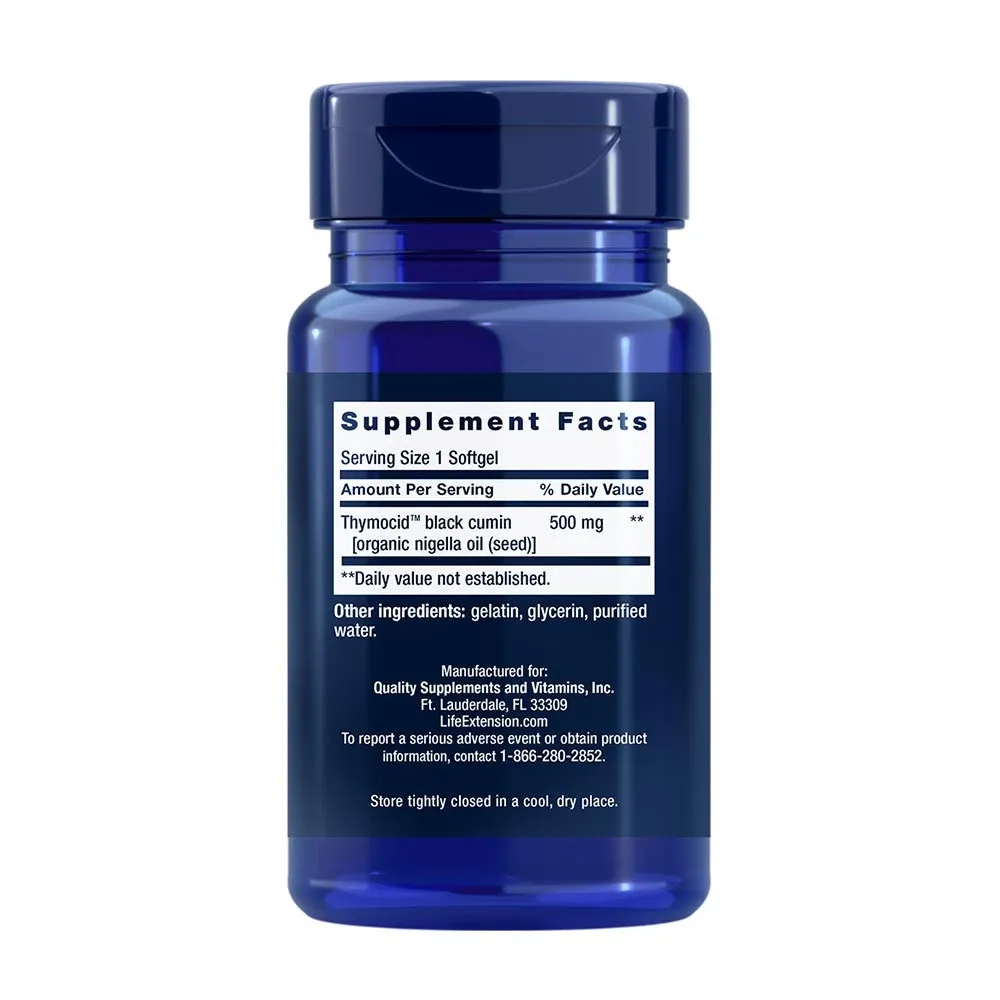 Black Cumin Seed Oil - 60 softgels – Obrázok 2