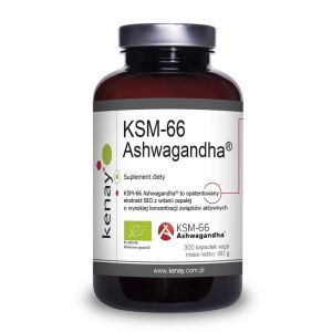 KENAY Organic Ashwagandha KSM-66 (300 caps) - Nuvalia