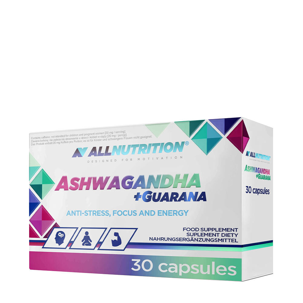 ALLNUTRITION Ashwagandha + Guarana (30 kapsúl) – Viking Supplements
