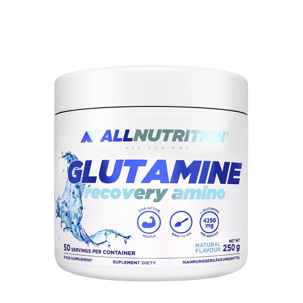 ALLNUTRITION Glutamine Recovery Amino (250 g, naturlig)