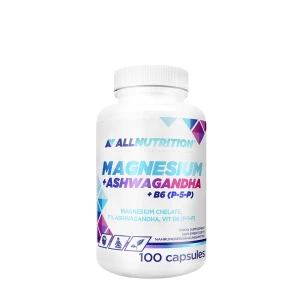ALLNUTRITION Horčík + Ašwagandha + vitamín B6 (P-5-P) (100 kapsúl) – Viking Supplements
