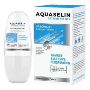 AQUASELIN Extreme Men Specialist antiperspirant roll-on (50 ml / 1.76 fl.oz.) - Viking Supplements