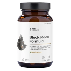 AURA HERBALS Black Maca Formula (60 kapsúl) – Viking Supplements