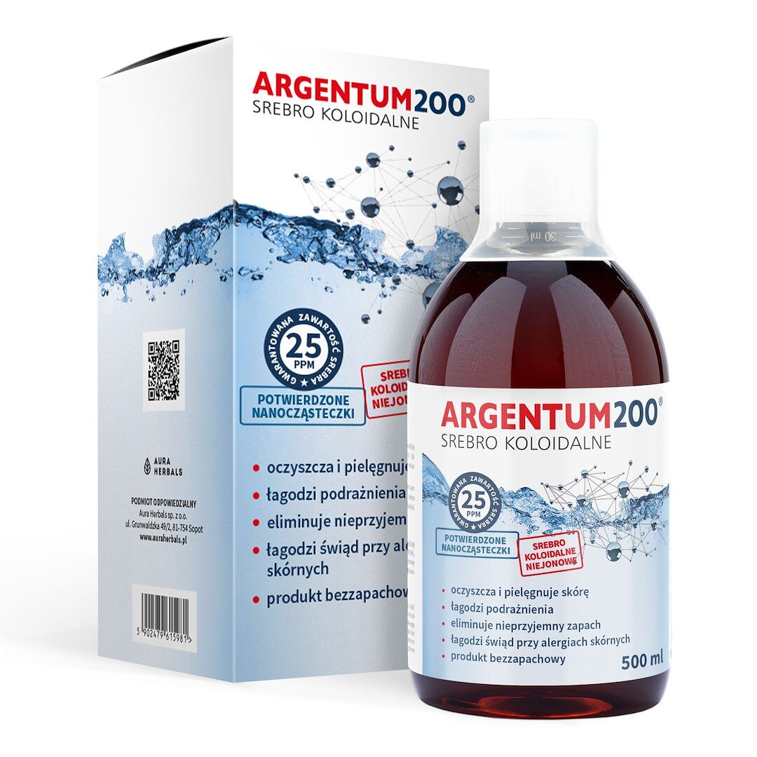 AURA HERBALS Koloidné striebro 25 ppm