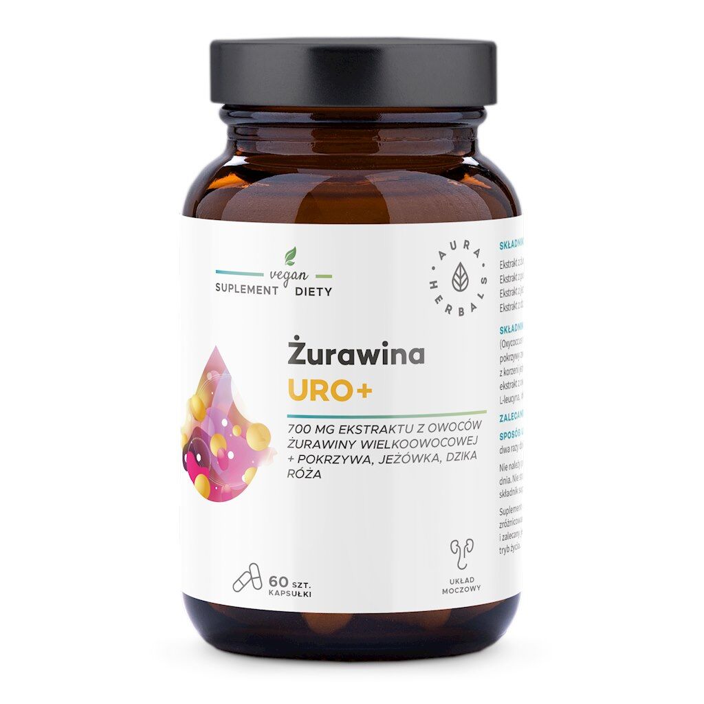 AURA HERBALS Cranberry Uro+ (60 kapsúl) – Viking Supplements