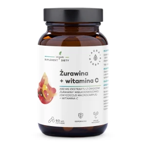 AURA HERBALS Brusnica + vitamín C (60 kapsúl) - Viking Supplements
