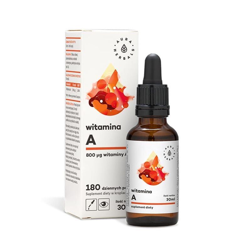 AURA HERBALS Vitamín A (30 ml / 1 fl. oz.) – Viking Supplements