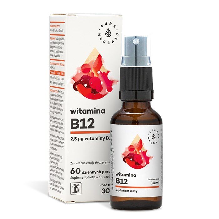 AURA HERBALS Vitamín B12 FORTE