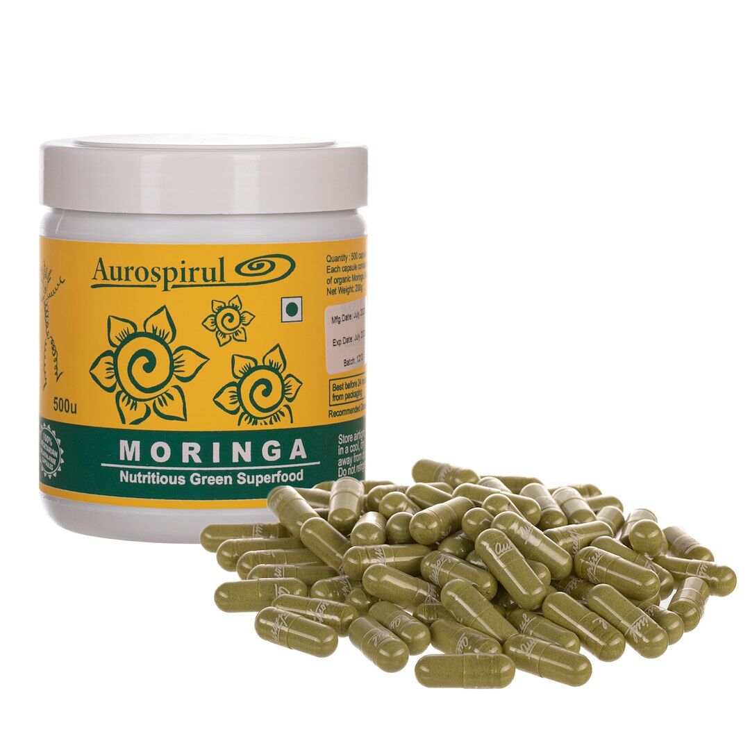 AUROSPIRUL Moringa (500 kapsúl) – Viking Supplements