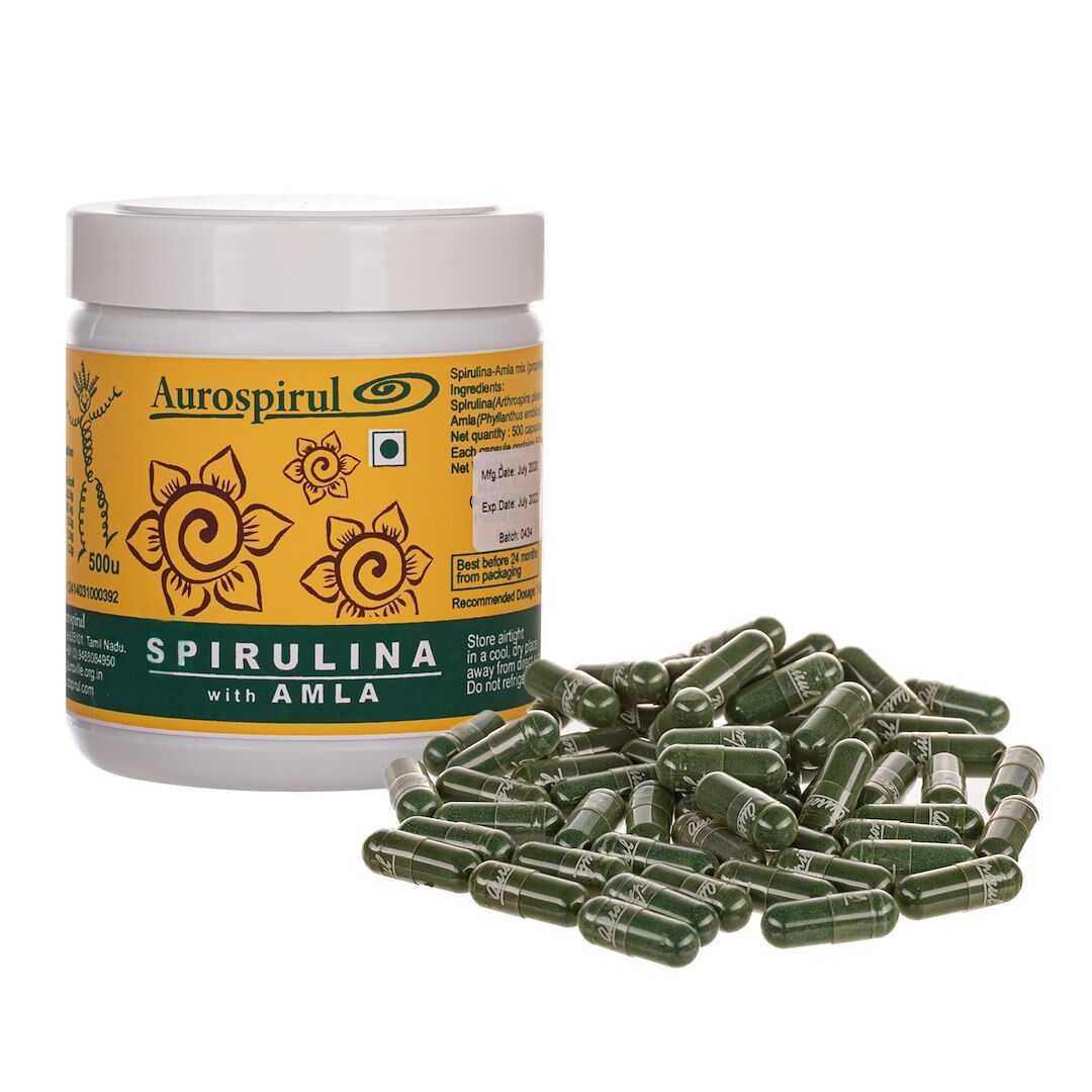 AUROSPIRUL Spirulina s amlou (500 kapsúl) – Viking Supplements