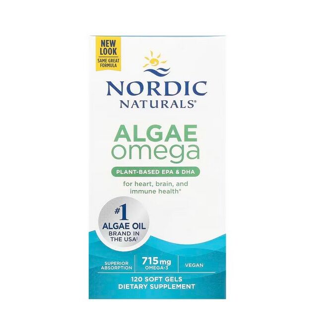 Nordic Naturals - Algae Omega, 715mg Omega 3 - 120 softgels