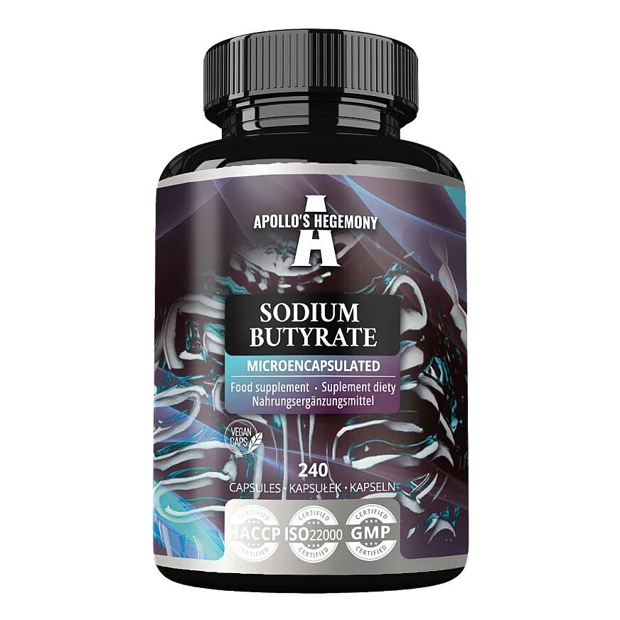 Apollo's Hegemony - Sodium Butyrate Microencapsulated - 240 vcaps - Viking Supplements