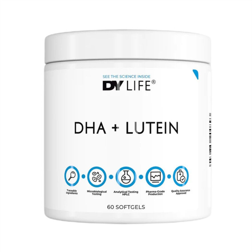 Dorian Yates – DY LIFE DHA + luteín – 60 mäkkých kapsúl – Viking Supplements