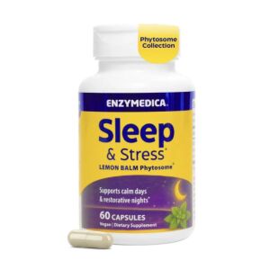 Enzymedica – Sleep & Stress Lemon Balm Phytosome – 60 vcaps – Viking Supplements