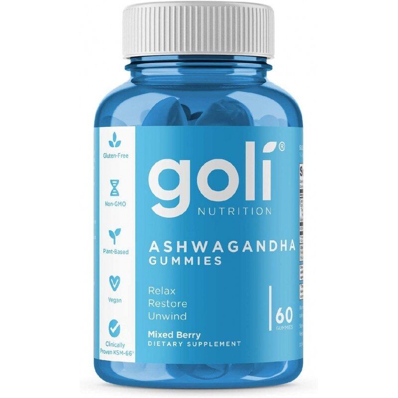 GOLI NUTRITION Ashwagandha KSM-66-gummibonbons (60 stk.)