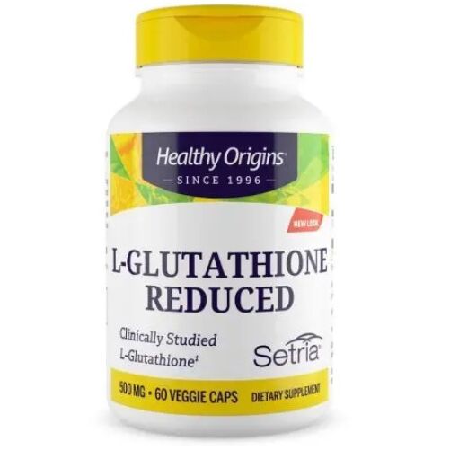 HEALTHY ORIGINS L-glutatión vo forme redukovanej formy (60 kapsúl) – Viking Supplements