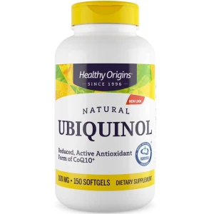 Healthy Origins Natural Ubiquinol 100 mg, 150 mäkkých kapsúl – Viking Supplements