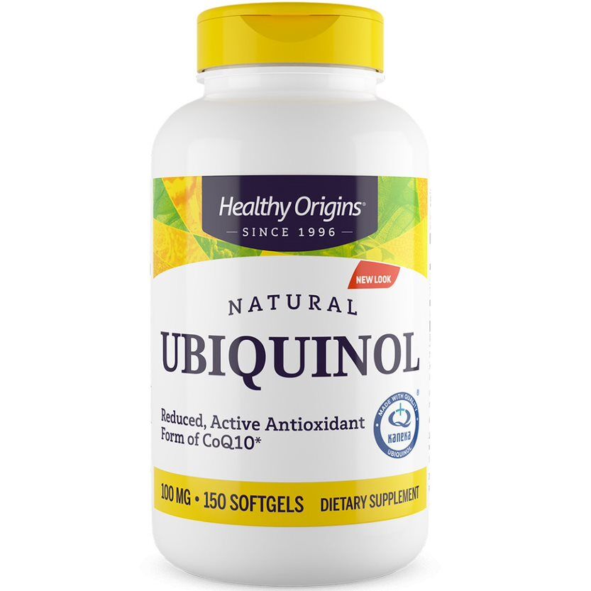 Healthy Origins Natural Ubiquinol 100 mg, 150 mäkkých kapsúl – Viking Supplements