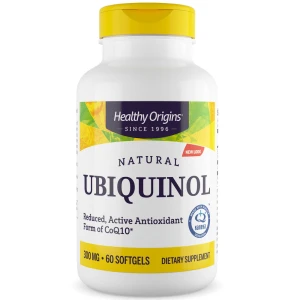 Healthy Origins Natural Ubiquinol 300 mg, 60 mäkkých kapsúl – Viking Supplements