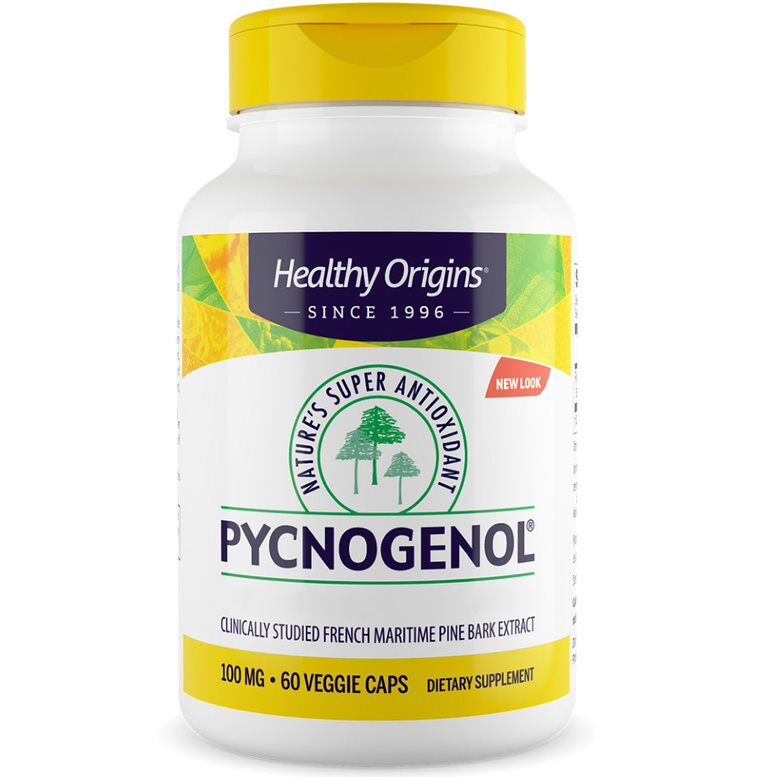 Healthy Origins Pycnogenol 100 mg, 60 vegetariánskych kapsúl – Viking Supplements