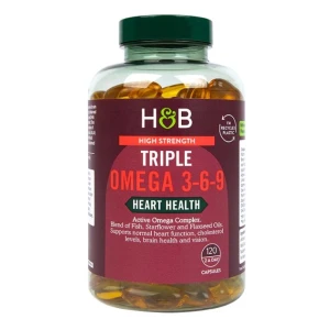 Vysoko koncentrovaný Triple Omega 3-6-9 – 120 kapsúl – Viking Supplements