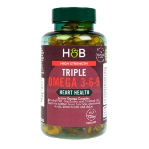 Vysoko koncentrovaný Triple Omega 3-6-9 – 60 kapsúl – Viking Supplements