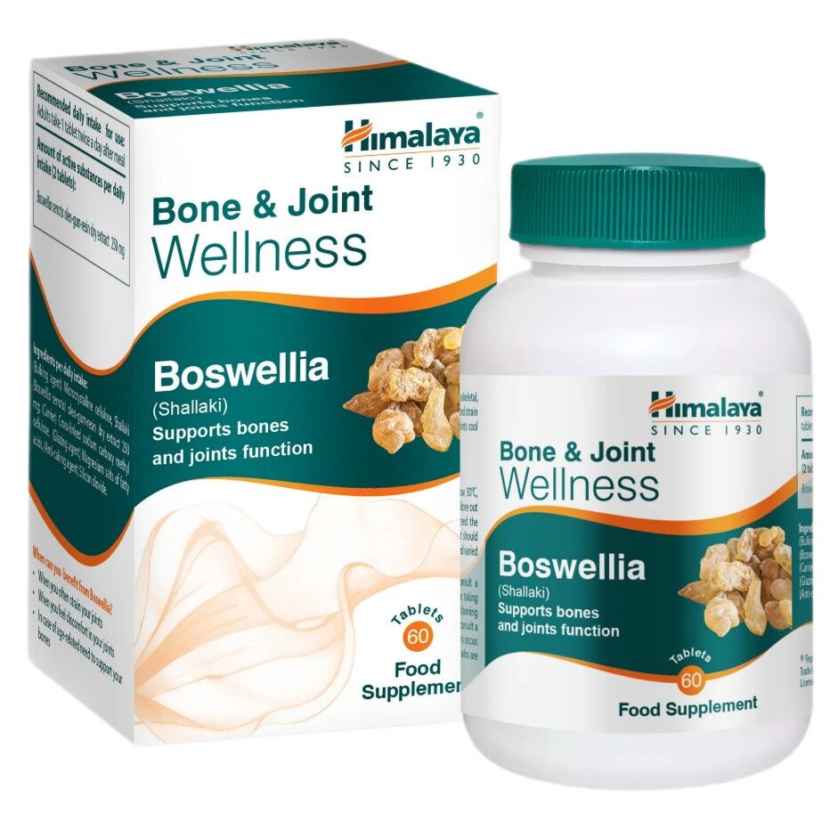 Himalaya – Zdravie kostí a kĺbov Boswellia (Shallaki) – 60 tabliet – Viking Supplements