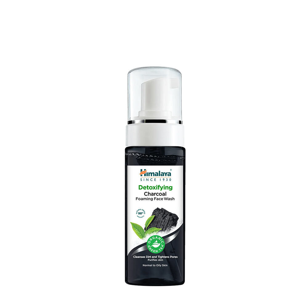 Himalaya penový čistiaci gél na tvár s aktívnym uhlím (150 ml) – Viking Supplements