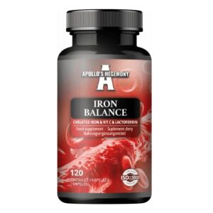 Iron Balance Chelated Iron & Vit C & Lactoferrin - 120 caps - Viking Supplements