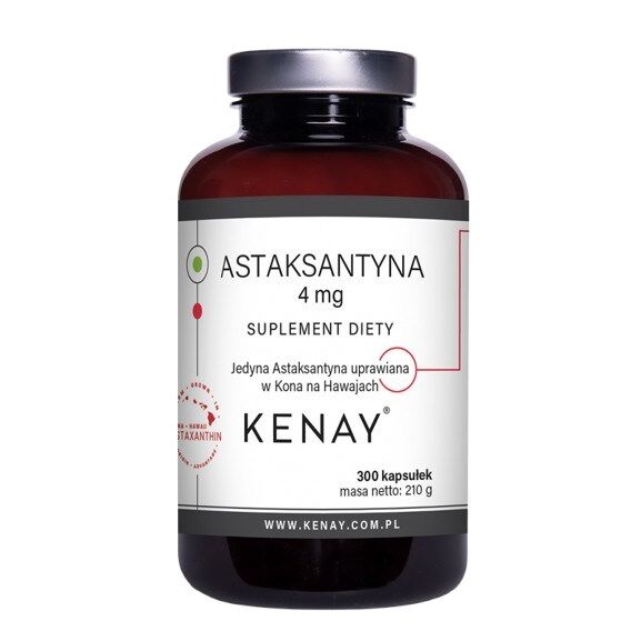 KENAY Astaxantín 4 mg (300 kapsúl) – Viking Supplements