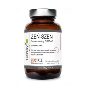 KENAY Fermentovaný ženšen GS15-4 (30 kapsúl) - Viking Supplements