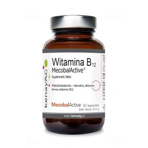 KENAY Vitamin B12 (methylcobalamin) MecobalActive (60 caps) - Viking Supplements