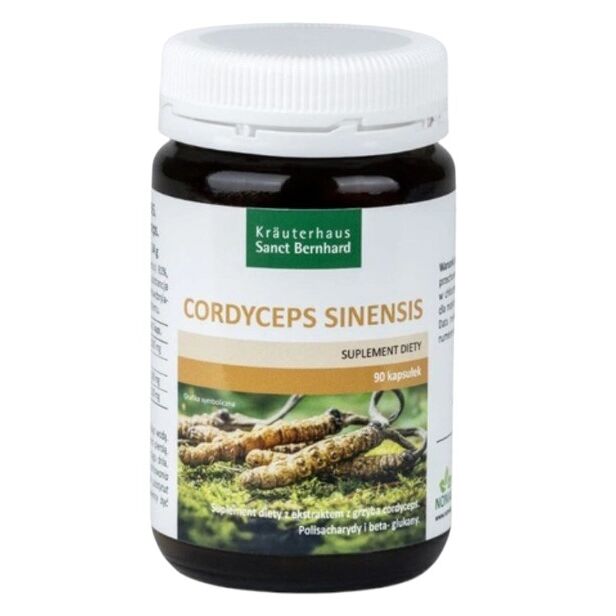 KRAUTERHAUS SANCT BERNHARD Cordyceps mushroom extract - Cordyceps sinensis (90 caps) - Viking Supplements