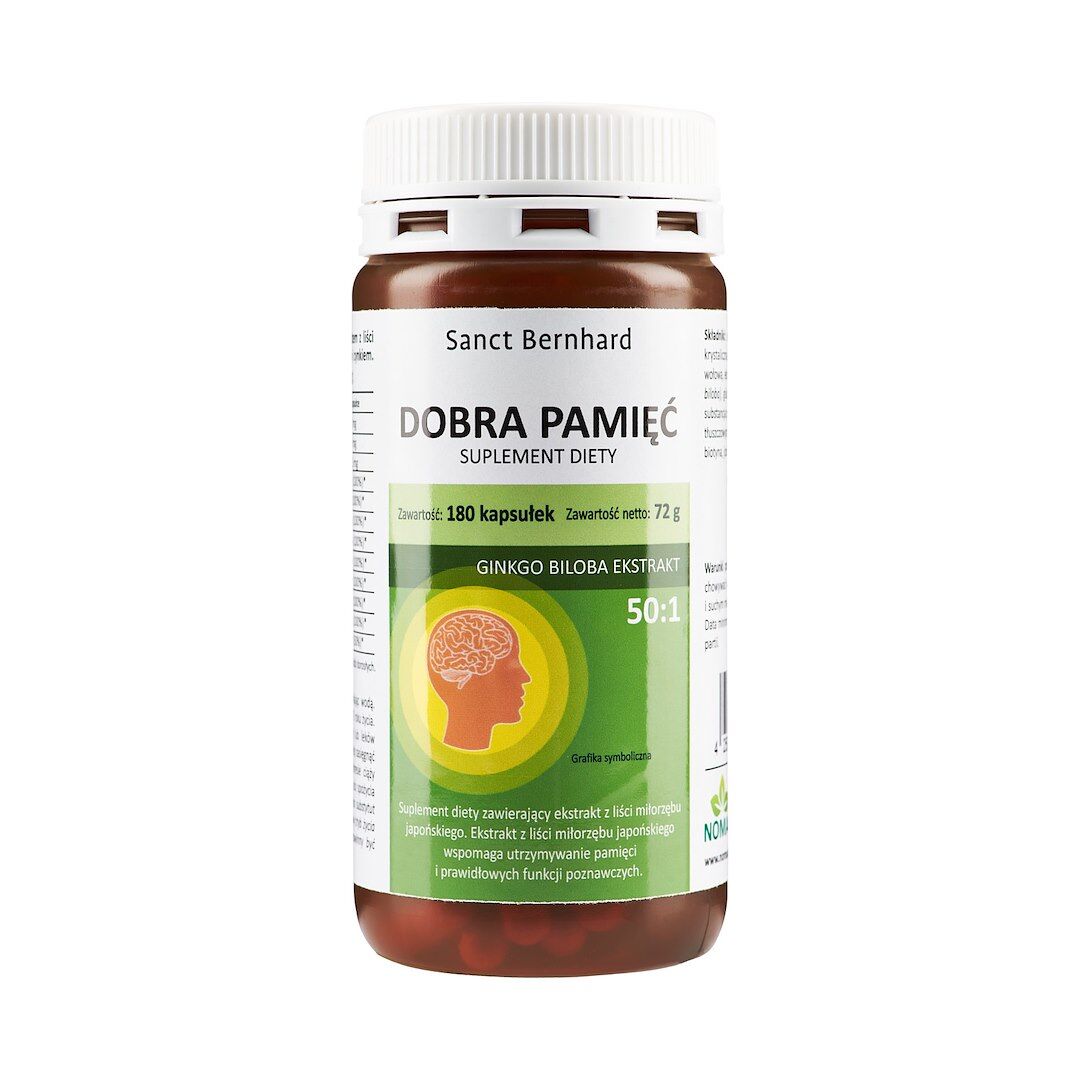 KRAUTERHAUS SANCT BERNHARD Memory (180 kapsúl) – Viking Supplements