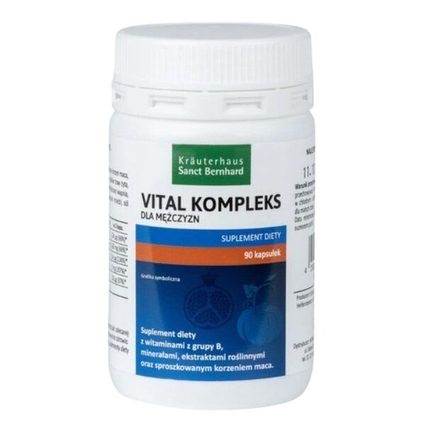 KRAUTERHAUS SANCT BERNHARD Vital Complex pre mužov (90 kapsúl) – Viking Supplements