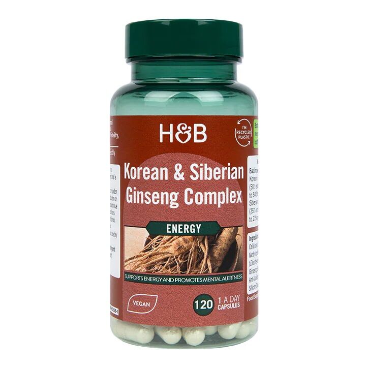 Komplex kórejského a sibírskeho ženšenu – 120 kapsúl – Viking Supplements