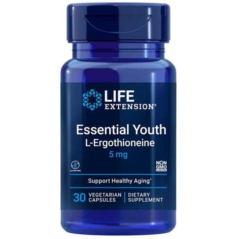 LIFE EXTENSION Essential Youth L-ergothioneín (30 kapsúl) – Viking Supplements