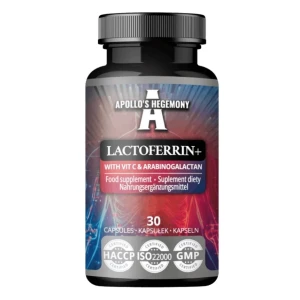 Laktoferín+ s vitamínom C a arabinogalaktánom – 30 kapsúl – Viking Supplements