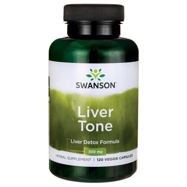 Swanson - Liver Tone Lever Detox Formel 300 mg - 120 vcaps