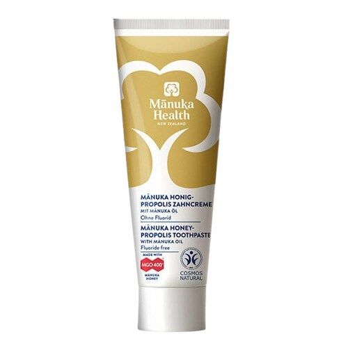 MANUKA HEALTH Tandpasta med Manuka-honning MGO 400+, propolis og Manuka-olie, uden fluor (75 ml) billede