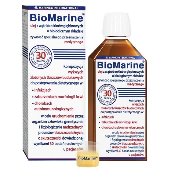 MARINEX BioMarine – olej z pečene hlbokomorských žralokov s biologickým zložením (100 ml) – Viking Supplements