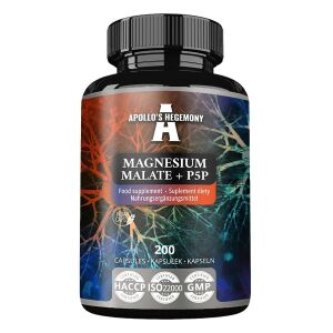 Magnesium Malate + P5P - 200 caps - Nuvalia