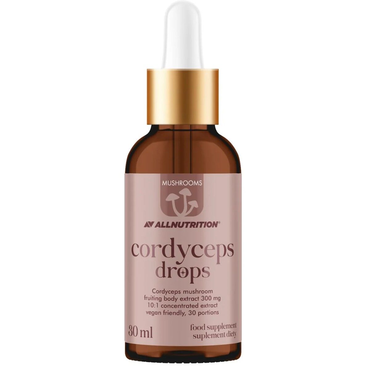 Kvapky s hubami Cordyceps