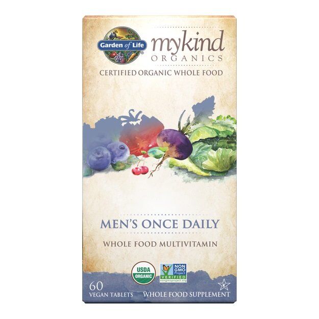Garden of Life - Mykind Mænds Daglige Multivitamin, 60 veganske tabletter