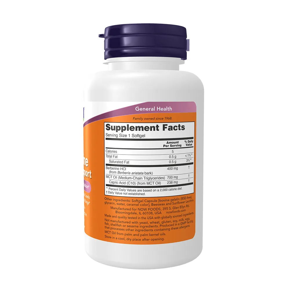 NOW FOODS Berberine Glucose Support (60 caps) – Obrázok 2