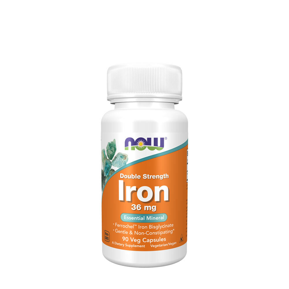 NOW Iron 36 mg Ferrochel® (90 kapsúl) – Viking Supplements