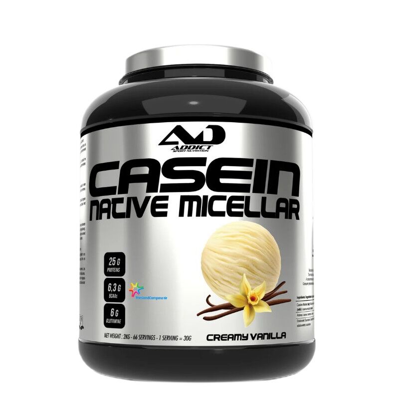 Native Micellar Casein, cremet vanilje 2000 g
