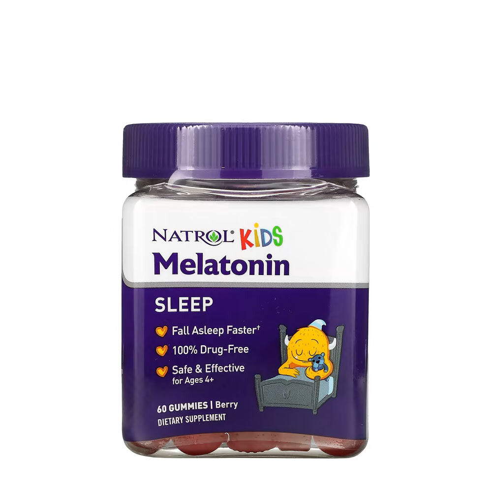 Natrol Kids Melatonin-gummibonbons med bærsmag (60 gummibonbons, bær)