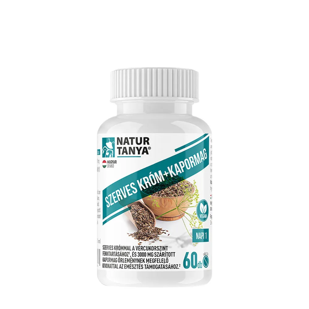 Natur Tanya Organic Chromium+Copper Core Concentrate (60 Tablets) - Nuvalia